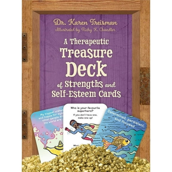 Therapeutic Treasures Collection A Therapeutic Treasure Deck of Strengths and Self-Esteem Cards, (Other)