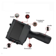 50.8mm Large Character Handheld Inkjet Printer, Encoding QR Code Logo, Fast Drying, Printable On Multiple Materials ,Portable & User