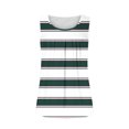 thumbnail image 5 of Tank Tops for Women under $5 Plus Size Sleeveless Stripe Printed Round Neck Pleated Summer Tank Army Green L, 5 of 5