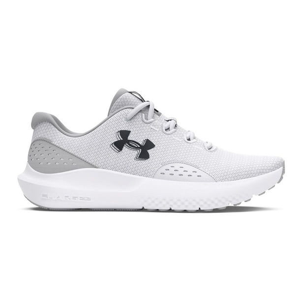Under Armour Zapatillas Running Surge 4 para Hombre Color: Blanco Gris Negro Talla: 9