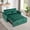 Dark Green, variant on 3-IN-1 Convertible Sofa Bed | Compact 2-seater sofa bed | 53.5-inch Velvet Fabric Sofa | Suitable for apartments, small flats, motorhomes, children's rooms, client reception areas, office rest areas,