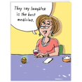 thumbnail image 1 of Best Medicine - Get Well from All of Us Card with Envelope (Letterhead 8.5 x 11 Inch) - Ridiculous Wine Aunt Giving, 1 of 5