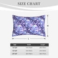 thumbnail image 4 of Pofeuu flower crystal Skull Print Polyester Microfiber Plush Pillowcases, Super Soft and Cozy Pillow Case Covers with Envelop Closure（Pillow core not included）-16"x24", 4 of 6