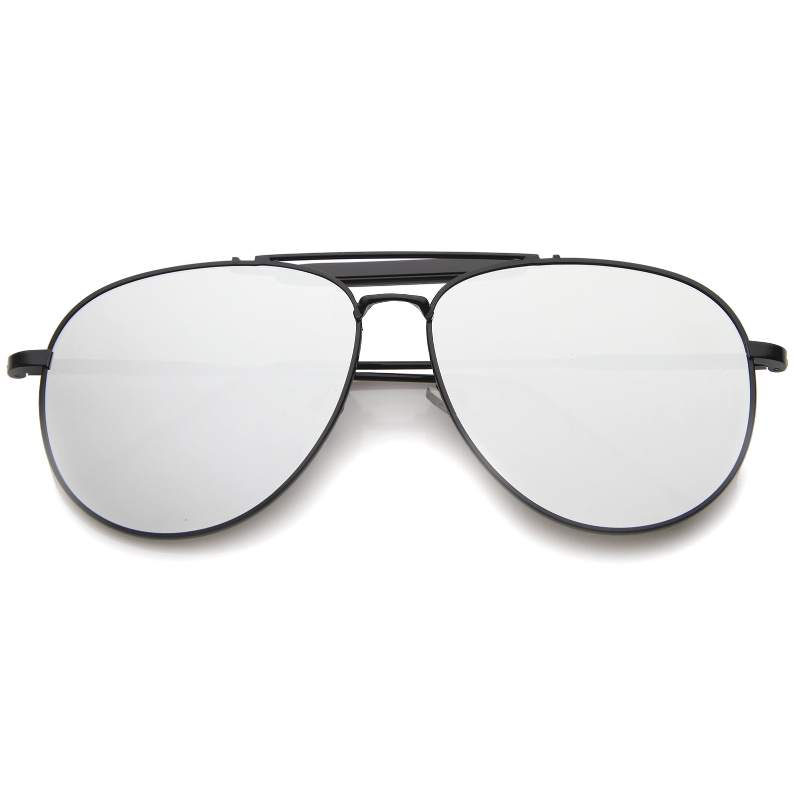 61mm mirrored lens aviator sunglasses