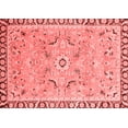 thumbnail image 1 of Ahgly Company Machine Washable Indoor Rectangle Oriental Red Modern Area Rugs, 8' x 12', 1 of 4