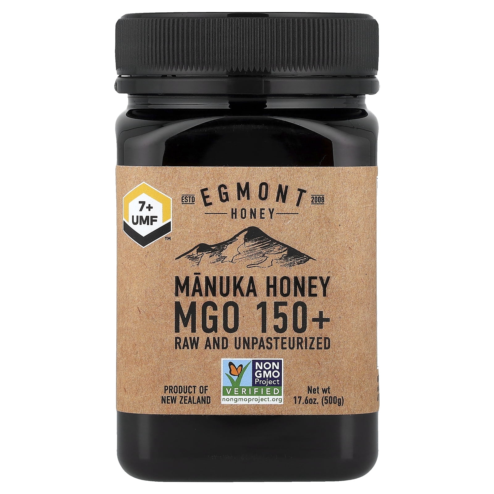 Egmont Honey, Multifloral Manuka Honey, Raw And Unpasteurized, MGO