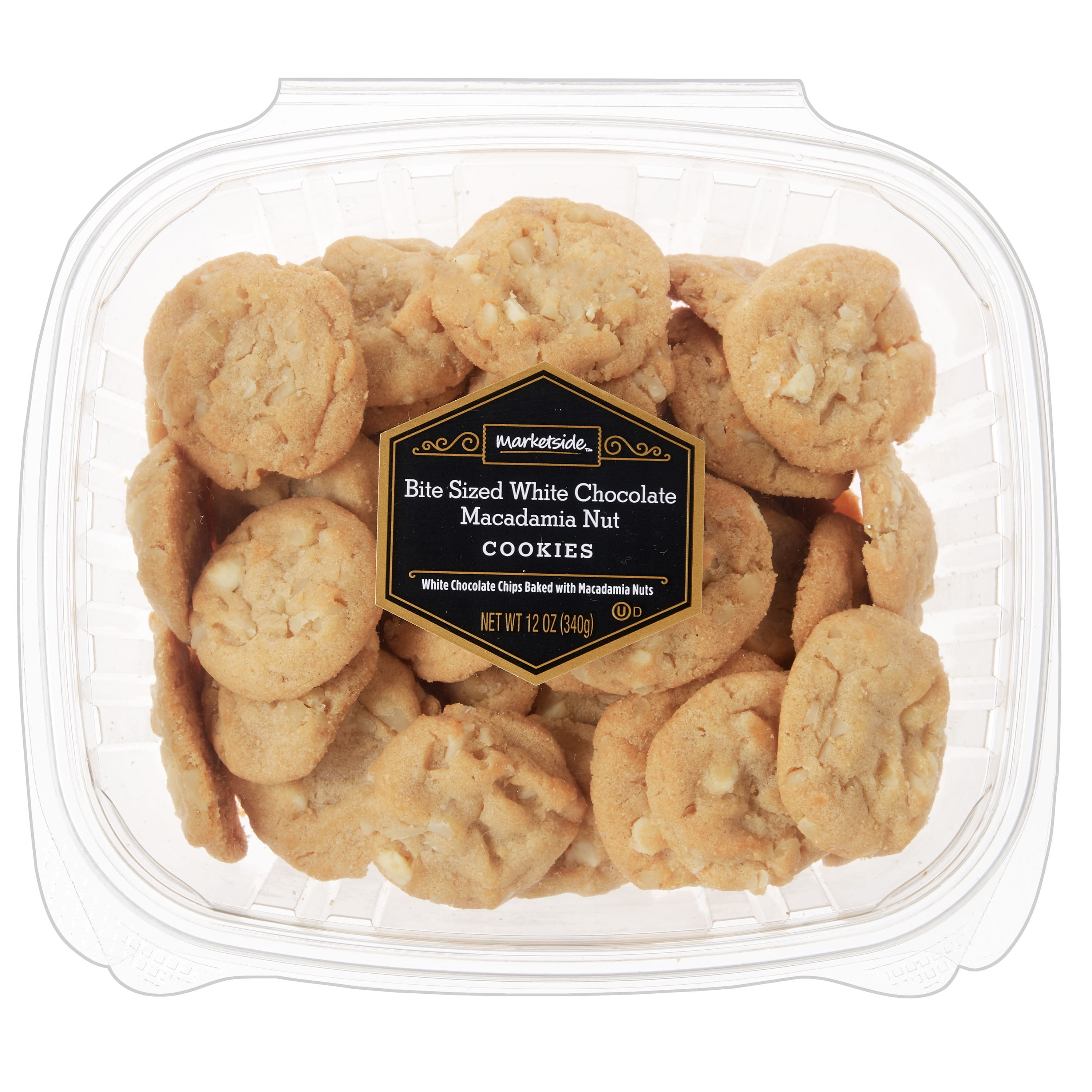 Mini White Chocolate Macadamia Soft Baked Travel Size Cookie Jar – Cat's  Cookies