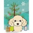 thumbnail image 1 of Carolines Treasures BB1630GF Christmas Tree And Buff Poodle Flag Garden Size, 1 of 3