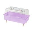 thumbnail image 4 of Vaveren Clear Hamster Cage Cute Small Pets Habitat Pet Enclosure Mice Hedgehog Rats, 4 of 8