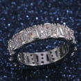 thumbnail image 3 of 5.5mm White Cz Elegant Band Women's White Gold Filled Wedding Engagement Jewelry, 3 of 6