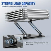 JOYEKY Laptop Stand for Desk, Foldable & Portable Computer Stand 360° Rotating, for 10-16 Laptops
