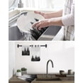 thumbnail image 5 of Black Mist Forest Kitchen Dish Towels for Drying Dishes Set of 3, Retro Country Watercolor Tree Scenery Waffle Weave Microfiber Hand Tea Bathroom Towels Quick Dry & Absorbent Towel 15.7x23.6, 5 of 7