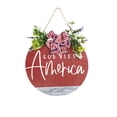 thumbnail image 2 of Welcome Independence Day Home Decoration Door Wall Decor Hanging Sign, 2 of 4