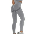 thumbnail image 3 of VEKDONE Yoga Pants for Women Seamless High Waisted Athletic Yoga Legging Solid Soft Workout Butt Lift Joggers Pants Stretchy Tights, 3 of 8
