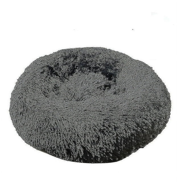 Washable Calming Comfy Donut Style Plush Pet Cat Or Dog Bed