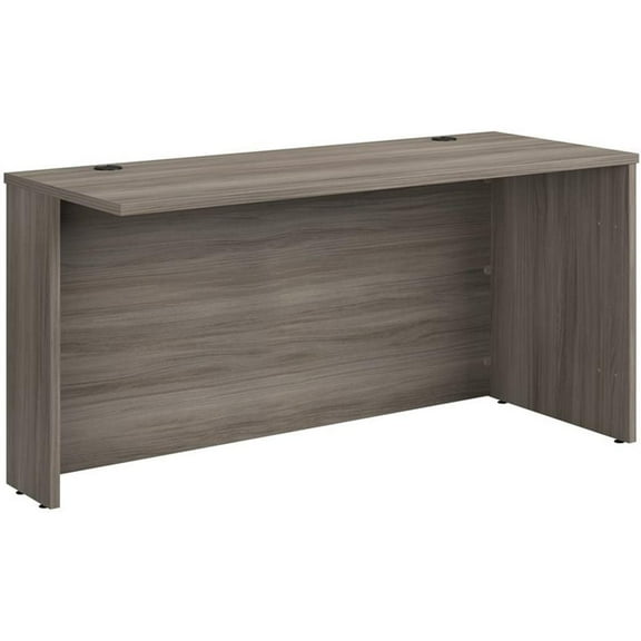 Pemberly Row Engineered Wood 60" x 24" Computer Desk in Elm/Brown