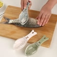 thumbnail image 5 of KAKOWELY 2pcs Fish Scaler Fish Skin Brush Fast Fish Scale Remover Fish Descaler Tool,6.3"X2.17"X1.65", 5 of 5