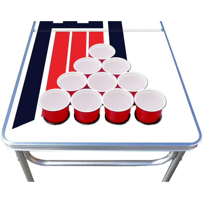 8-Foot Professional Beer Pong Table w/ Cup Holes - Top Pong Edition 