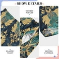 thumbnail image 6 of FORMRS Kids Pajama Pants with Pockets Size 13-14Y Boys Lounge Sleep Bottoms, Green Peacock Pattern, 6 of 8