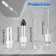 thumbnail image 2 of 9 Pcs Carbon Steel Grease Firearm Needle Nozzle Kit Practical Fat Firearm Injector Needle Nozzle Efficient Grease Pistol Accessory Kit for Car Tractor Ship, 2 of 9