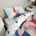 thumbnail image 1 of La Petite Sirène Ensemble de Literie pour Enfant 4 Pcs avec Couette Réversible pour Enfants, 1 of 1