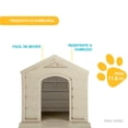 thumbnail image 4 of Casa Para Perro Grande Mediano Plastico Termica Resistente rojo 6.49 pulg Pido Todo CPRRO1-T, 4 of 6