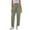 Army Green-02, variant on REALiKUN Drawstring Wide Leg Pants for Women Elastic Waist Loose Versatile Comfy Lounge Trousers with Pockets