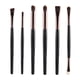thumbnail image 5 of Cepillos de Maquillaje de Ojos Sunnimix Aplicador de Ojos Definidor en Polvo 6 Piezas Café Negro, 5 of 8