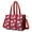 Red Baseballs And, variant on Teacher Tote Bag,Red Baseballs Pattern Teacher Utility Tote Bag,Large Work Tote Bags for Women with Multiple Pockets,Top Zipper Closure,13.8x10.6x6.7 Inch