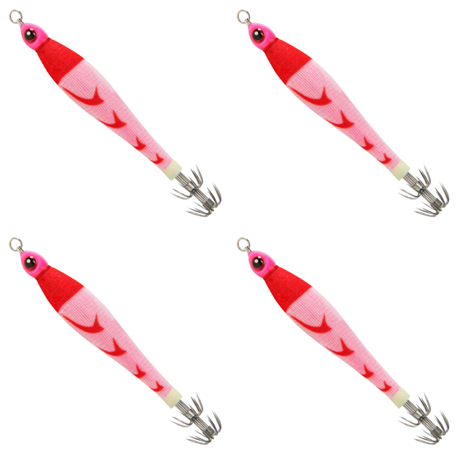 Anzuelo Calamar Luminoso Que Brilla en Cebo para Pesca Nocturna ( ) Azul Rosa