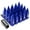 Blue, variant on J2 Engineering LN-T7-020-125-BL J2 Engineering 7075 -T6 Forged Aluminum M12 x 1.25 20Pcs 75mm Height Spiky Cap Lug Nut w/ Adapter Blue