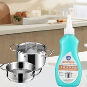 Magic Gel Cleaner for Pots and Pans, Pot and Pan Cleaner for Bottoms, Magic Stainless Steel Cleaner, Black Pot Bottom Cleaner for Cleaning Kitchen Cookware Iron Pot Bottom