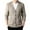 Beige, variant on JTieacloth Men's Cardigan Sweaters Men Thick Knit Cardigan Shape Loose Casual V Neck Sweater Coat(Beige)