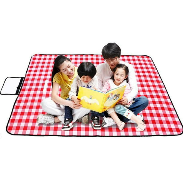 Manta de playa para picnic, alfombrilla impermeable práctica, alfombrilla acolchada de doble capa para exteriores para fotografiar, lavable a , Los 300x150cm Macarena Manta de picnic al aire libre