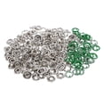 thumbnail image 2 of Abbracc 50 Sets 9.5mm Prong Snap Fastener Non-Sew Snap Fasteners Buckle Button Rustproof Green, 2 of 7