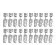 thumbnail image 1 of Ofertas Únicas 20 Abrazaderas para Cabello Dreadlock Clips de Cabello en Forma de Hoja Hueca Tono Plateado, 1 of 5