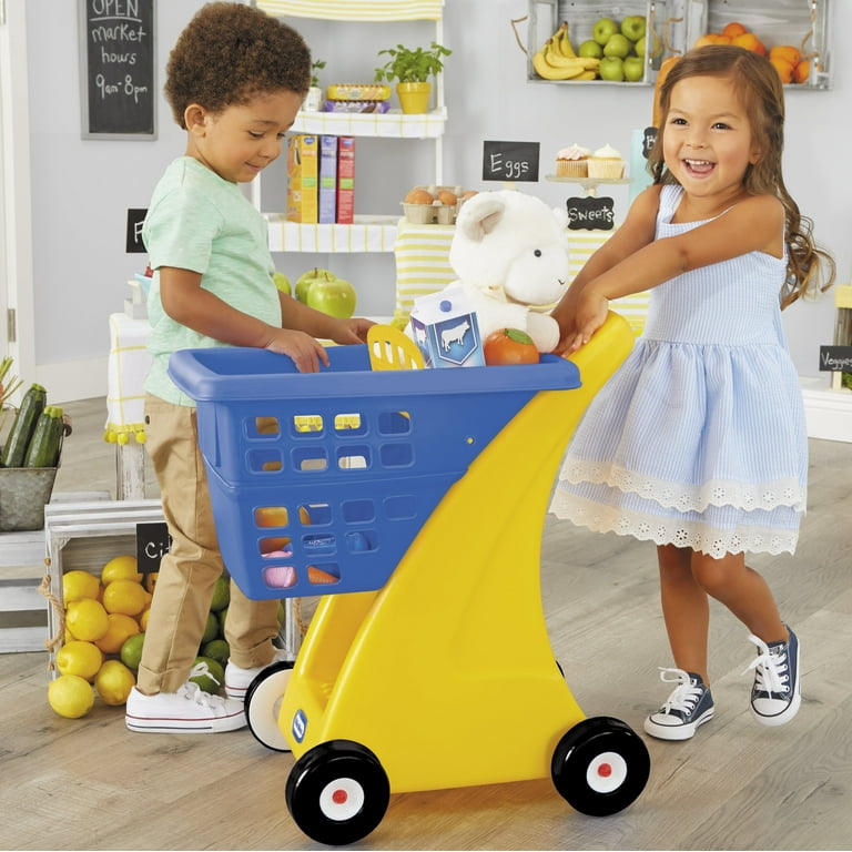 Shopping Cart Yellow Blue