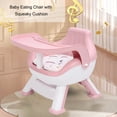 thumbnail image 4 of Silla de Comedor para bebé con Respaldo Cojín Acústico Protección de la Columna Vertebral Silla de Alimentación para el Suelo para Niños ANGGREK Otros, 4 of 8