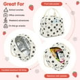 thumbnail image 6 of Inosoo Insulated Lunch Bags for Ladies & Women, Ivory Corduroy Material with Little Flowers – Perfect for School or Work, 6 of 13