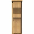 thumbnail image 2 of 8"W x 10"D x 26"H Monterey Rough Sawn Corbel w/Backplate, Western Red Cedar, 2 of 9