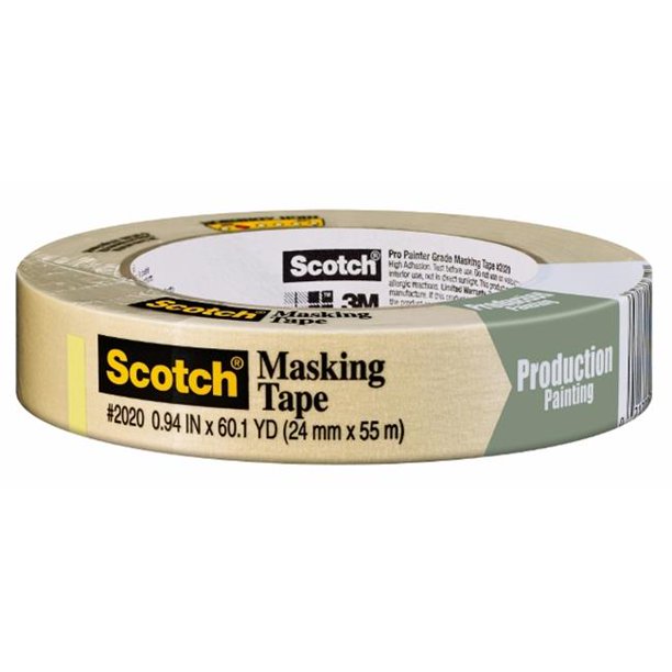 3m 202024A 1 in. Scotch General Purpose Masking Tape