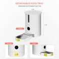 thumbnail image 3 of Programmable 2.8L Automatic Pet Feeder,2.4G WiFi Smart Dry Food Dispenser with Camera, APP Control, 3 of 7