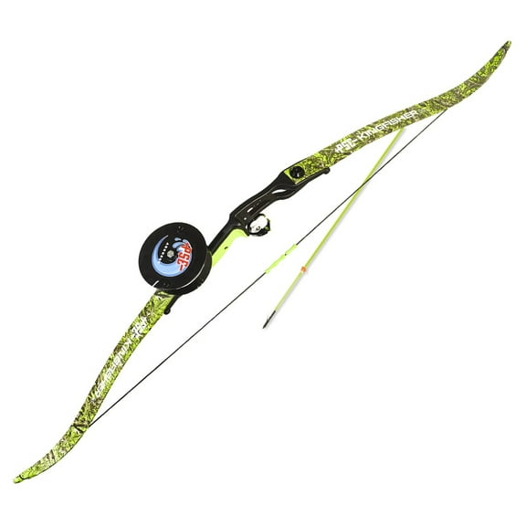 PSE Kingfisher Kit Right Hand 56 inch 45 lb Bowfishing Recurve Bow Package