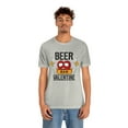 thumbnail image 2 of Mens Beer is My Valentine TShirt Funny Drinking Love Sarcastic T-Shirt, 2 of 4