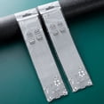 thumbnail image 1 of Correa de hombro transparente, ropa interior de repuesto, sujetador con cinturón invisible, cinturón de cristal antideslizante, envoltura para el pecho, cinturón de tubo elástico alto de TPU, 2 piezas, 1 of 6
