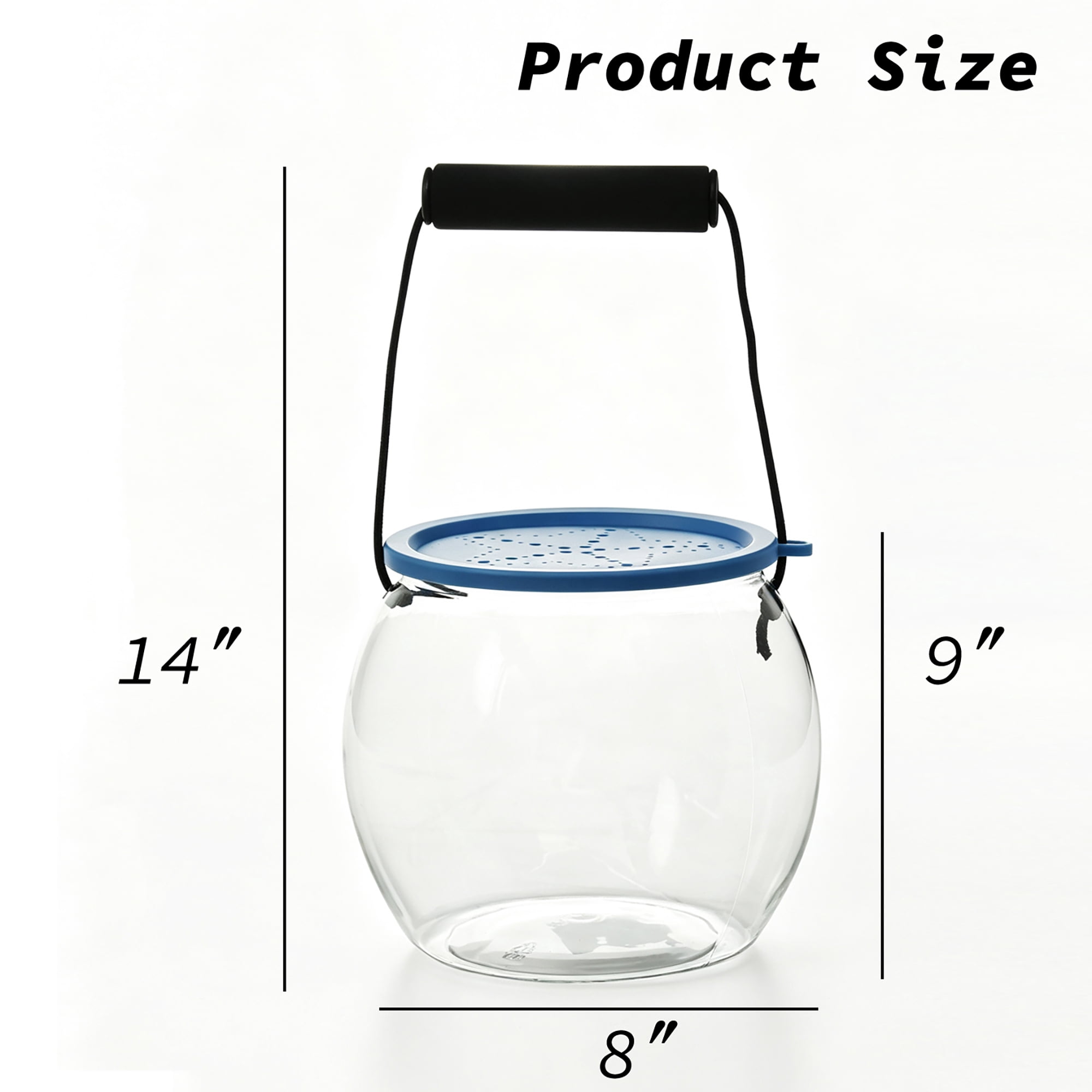 Easy Playhouse: Observation Aquarium - Beach Catch & Release Toy Terrarium, Clear Acrylic Orb, Handle & Lid, Fish & Nature Exploration Play, Kids 3+