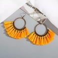 thumbnail image 3 of HOOUN 1 Pair Boho Tassel Ethnic Earring Bohemian Hook Drop Dangle Jewelry for Women-Style-7, 3 of 7