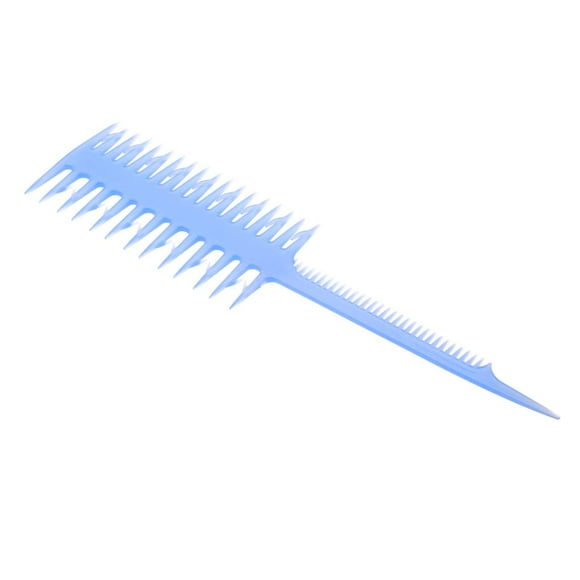 Cepillo para teñir el cabello 2 en 1/peine resaltador de tejido/peine de dientes cerrados Azul claro Colcomx Cepillo de teñido para colorear para el cabello