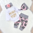 thumbnail image 4 of SYNPOS Newborn Infant Baby Girl Clothes Fall Outfits Infant Romper Pants Cute Toddler Girl Clothes Gift Set 0-18 Months, 4 of 8