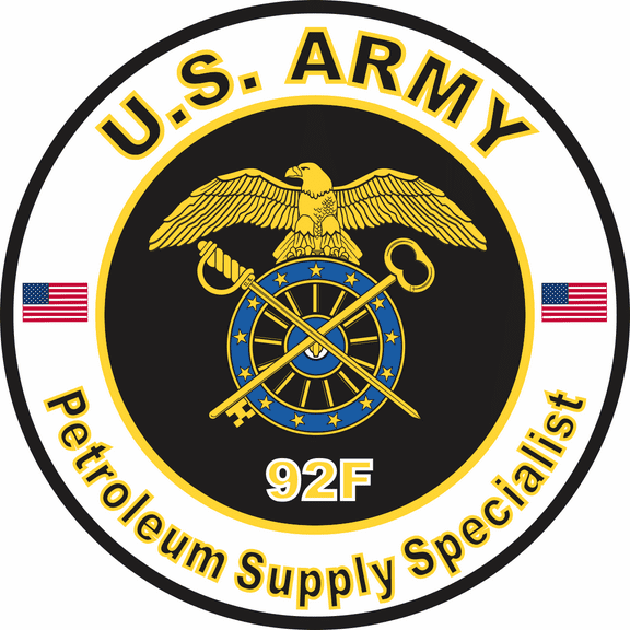 3.8 Inch U.S. Army MOS 92F Petroleum Supply Specialist